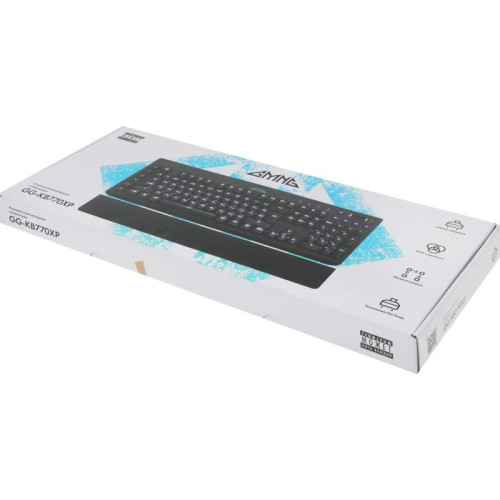 Клавиатура GMNG GG-KB770XP механическая черный USB Multimedia for gamer LED (подставка для запястий) (1901099)