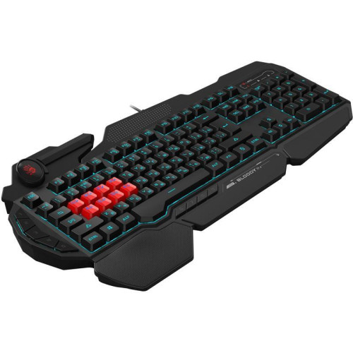 Клавиатура A4Tech Bloody B318 черный USB Multimedia for gamer LED (подставка для запястий) (B318) Клавиатура A4Tech Bloody B318 черный USB Multimedia for gamer LED (подставка для запястий) (B318)