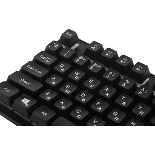 Клавиатура Defender Arx GK-196L RU черный USB for gamer LED Клавиатура Defender Arx GK-196L RU черный USB for gamer LED