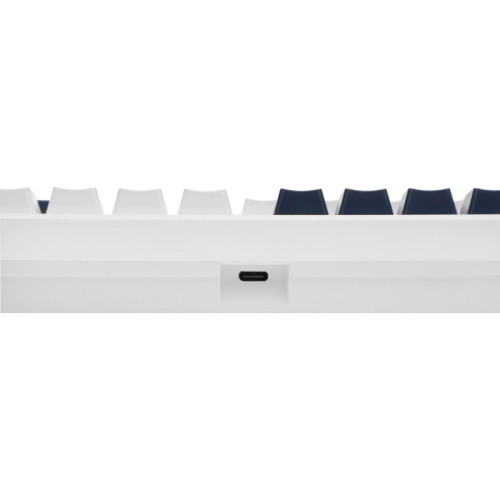 Клавиатура Acer OKW305 механическая белый USB Multimedia for gamer LED (ZL.KBDCC.01W)