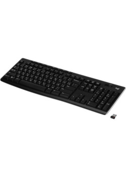 Беспроводная Клавиатура LOGITECH K270 RUS BLACK/ WHITE 920-003058
