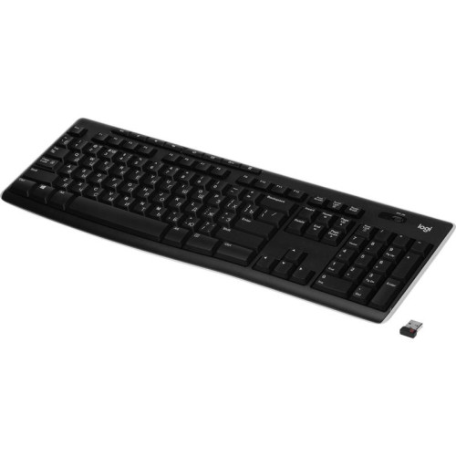Беспроводная Клавиатура LOGITECH K270 RUS BLACK/ WHITE 920-003058
