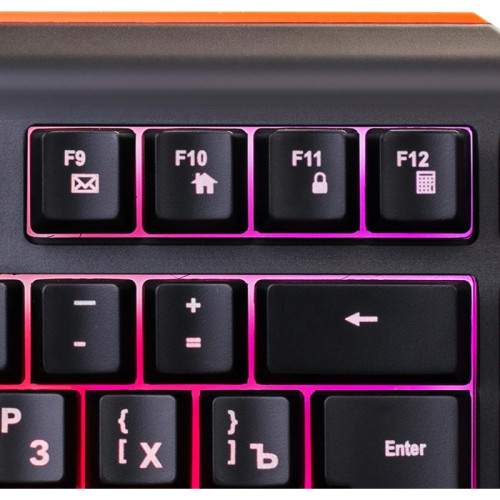 Клавиатура Oklick 717G BLACK DEATH черный/оранжевый USB Multimedia for gamer LED (476395) Клавиатура Oklick 717G BLACK DEATH черный/оранжевый USB Multimedia for gamer LED (476395)