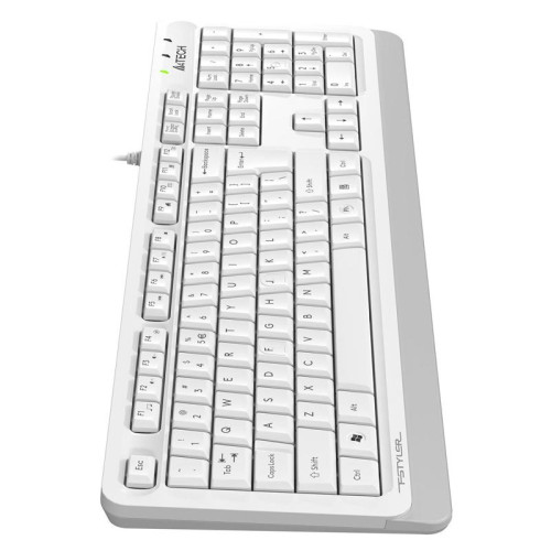 Клавиатура A4Tech Fstyler FKS10 белый/серый USB (FKS10 WHITE)
