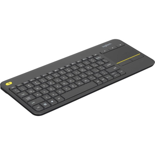 Клавиатура Logitech K400 Plus черный USB беспроводная (920-007173)