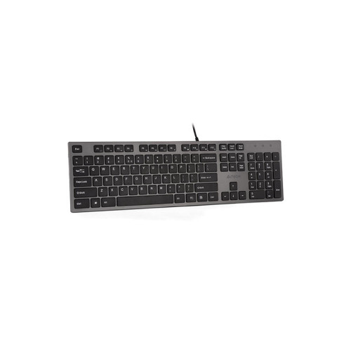 Клавиатура A4Tech KV-300H серый/черный USB slim