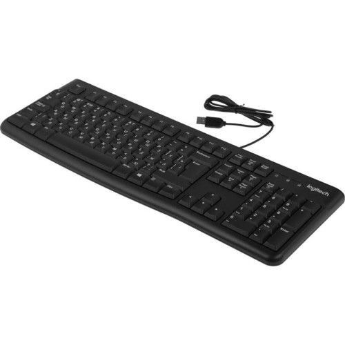 Клавиатура LOGITECH K120 ANSI EN/RU BLACK 920-002583