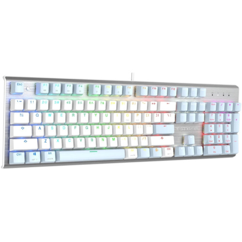 Клавиатура A4Tech Fstyler FS100 Neon механическая синий/белый USB for gamer LED (FS100) Клавиатура A4Tech Fstyler FS100 Neon механическая синий/белый USB for gamer LED (FS100)