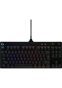 Клавиатура/ Logitech Gaming Keyboard G PRO TKL Corded Mechanical  - BLACK - RUS - USB - CLICKY
