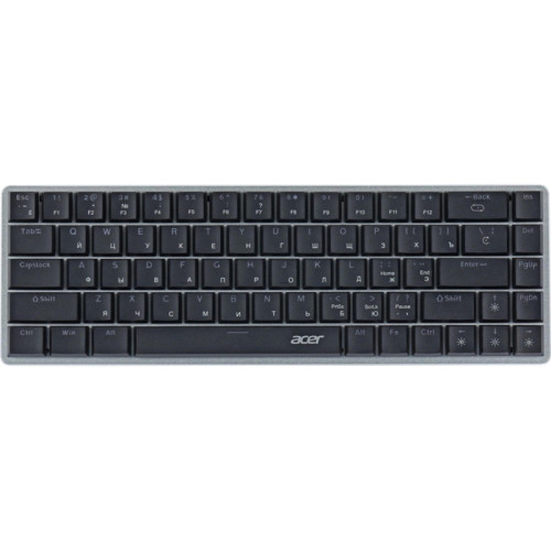 Клавиатура Acer OKW302 механическая серебристый USB Multimedia for gamer для ноутбука LED (ZL.KBDCC.01C)