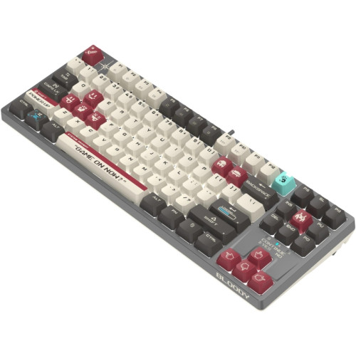 Клавиатура A4Tech Bloody S87 Pixels Red механическая серый/белый USB Multimedia for gamer LED (S87 PIXELS) Клавиатура A4Tech Bloody S87 Pixels Red механическая серый/белый USB Multimedia for gamer LED (S87 PIXELS)