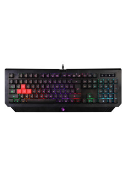 Клавиатура A4Tech Bloody B120N черный USB Multimedia for gamer LED (подставка для запястий) (B120N)