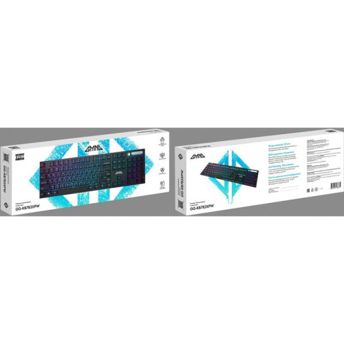 Клавиатура GMNG GG-KB783XPW механическая черный USB беспроводная BT/Radio Multimedia for gamer LED (1910520)