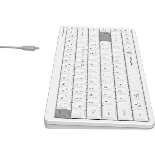 Клавиатура A4Tech Fstyler FBX53C белый USB беспроводная BT/Radio slim Multimedia (FBX53C)
