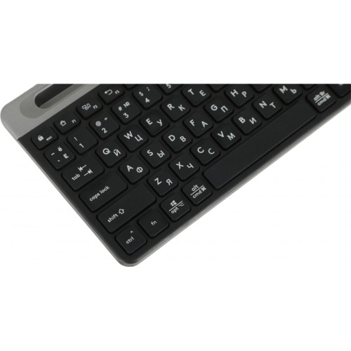 Клавиатура A4Tech Fstyler FBK25 черный/серый USB беспроводная BT/Radio slim Multimedia (FBK25 BLACK)