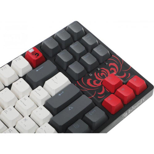 Клавиатура A4Tech Bloody S87 Naraka механическая черный/красный USB for gamer LED (S87 NARAKA)