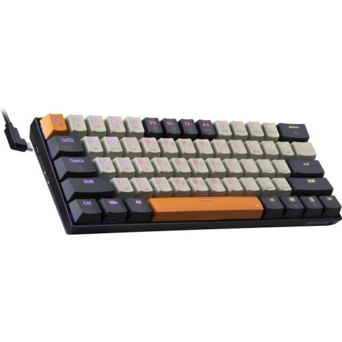 Клавиатура DEFENDER WIRELESS CARAXES PRO RU RGB REDRAGON 71554