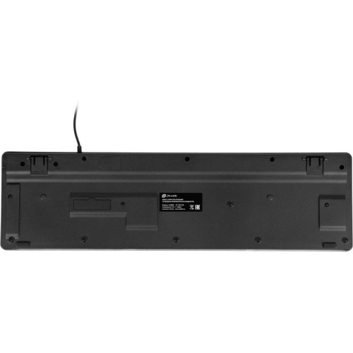 Клавиатура Oklick 420MRL черный USB slim Multimedia LED