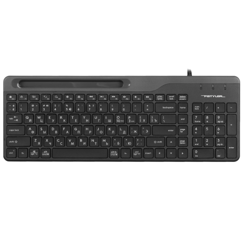 Клавиатура A4Tech Fstyler FK25 черный/серый USB slim