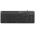 Клавиатура A4Tech Fstyler FK25 черный/серый USB slim