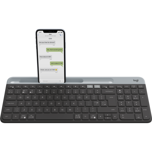 Клавиатура/ Logitech Keyboard Slim K580 Bluetooth Multi-Device GRAPHITE