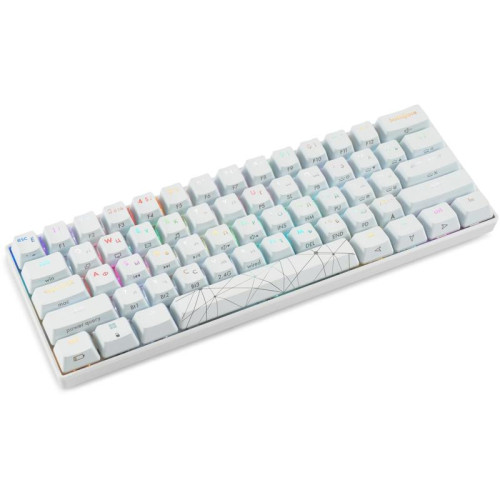 Клавиатура GMNG GG-KB505XW механическая белый USB беспроводная BT/Radio for gamer LED (1910522)