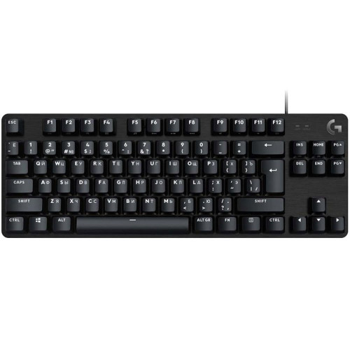 Клавиатура/ Logitech Gaming Keyboard G413 TKL SE Mechanical - BLACK - RUS - USB - TACTILE SWITCH