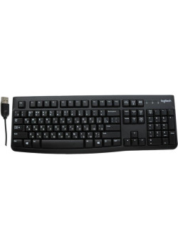 Клавиатура LOGITECH K120 ANSI EN/RU BLACK 920-002583