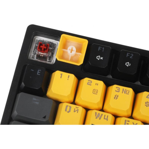 Клавиатура A4Tech Bloody S98 Sports Lime BLMS Plus механическая желтый/серый USB for gamer LED (S98 SPORTS LIME BLMS RED PLUS)