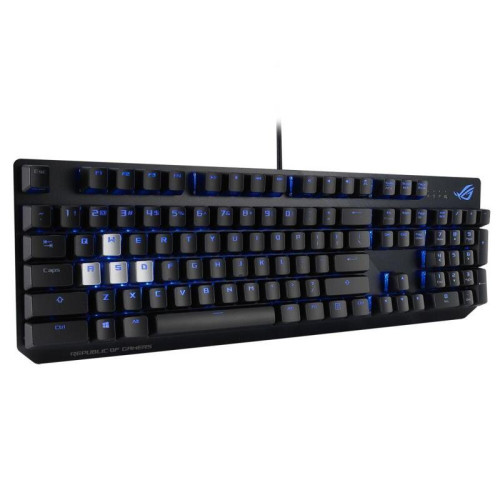 Клавиатура ASUS XA02 ROG STRIX SCOPE ROG NX Red ABS 100% USB (90MP0186-B0RA00) (085904)