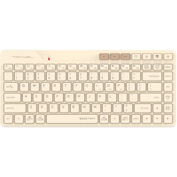 Клавиатура A4Tech Fstyler FBK26C AS бежевый USB беспроводная BT/Radio slim Multimedia (FBK26C AS)