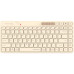 Клавиатура A4Tech Fstyler FBK26C AS бежевый USB беспроводная BT/Radio slim Multimedia (FBK26C AS)
