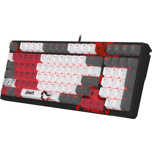 Клавиатура A4Tech Bloody S98 Naraka BLMS Plus механическая черный/красный USB for gamer LED (S98 NARAKA BLMS RED PLUS)