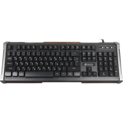 Клавиатура Oklick 717G BLACK DEATH черный/оранжевый USB Multimedia for gamer LED (476395) Клавиатура Oklick 717G BLACK DEATH черный/оранжевый USB Multimedia for gamer LED (476395)