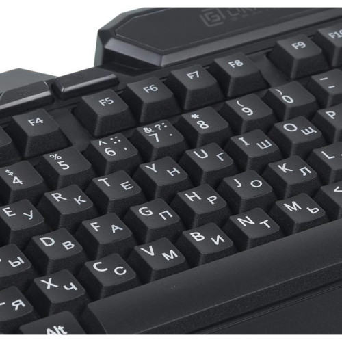 Клавиатура Oklick 700G Dynasty черный USB Multimedia for gamer LED