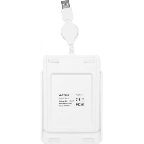 Числовой блок A4Tech Fstyler FK13 белый USB slim для ноутбука (FK13 USB ( WHITE ))