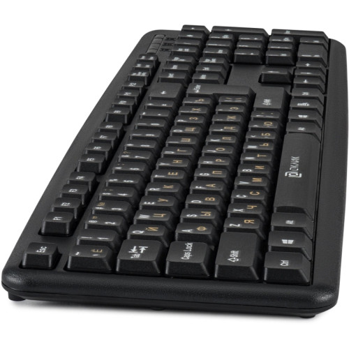 Клавиатура Oklick 130M черный USB (337077)