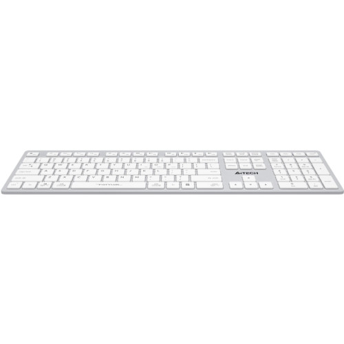 Клавиатура A4Tech Fstyler FBX50C белый USB беспроводная BT/Radio slim Multimedia (FBX50C WHITE)