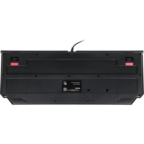 Клавиатура A4Tech Bloody B120N черный USB Multimedia for gamer LED (подставка для запястий) (B120N)