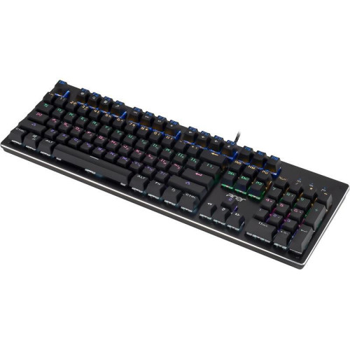 Клавиатура Acer OKW127 механическая черный USB Multimedia for gamer LED (ZL.KBDEE.00H)
