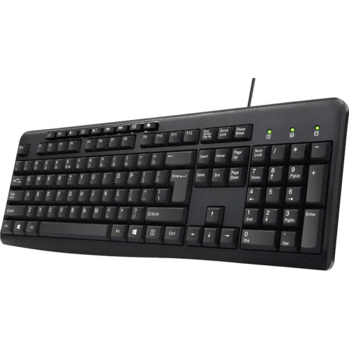 Клавиатура Oklick 305M черный USB Multimedia (1659987)