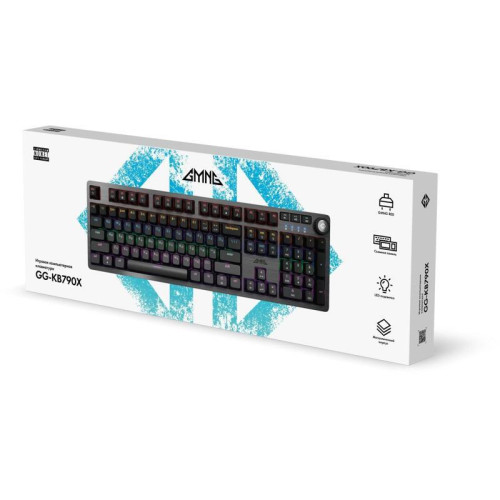 Клавиатура GMNG GG-KB790X механическая черный/серый USB Multimedia for gamer LED (1913918)