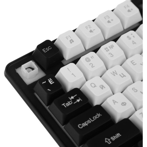 Клавиатура DEFENDER DARK KNIGHT GK-077 RU WH/BL 45078