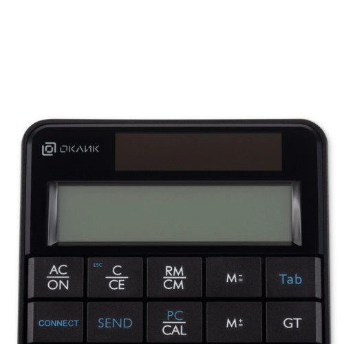 Числовой блок Oklick K604W черный USB беспроводная slim для ноутбука (1979325)