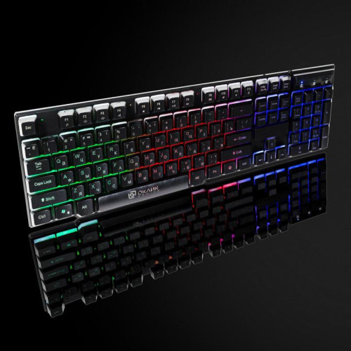 Клавиатура Oklick 780G SLAYER черный USB for gamer LED