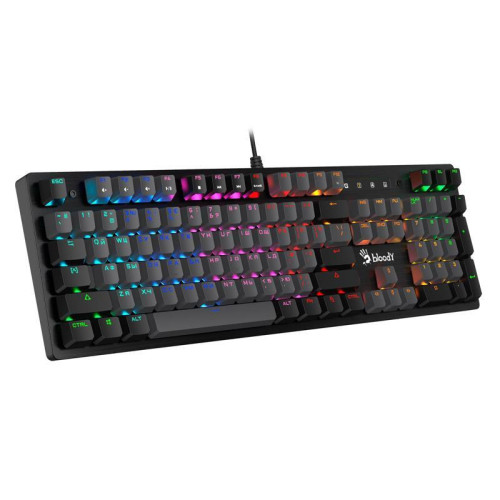Клавиатура A4Tech Bloody B820R Dual Color механическая черный/серый USB for gamer LED (B820R GREY (BLUE SWITCH))
