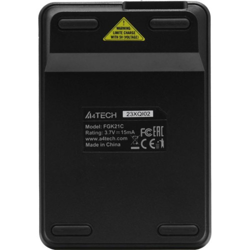 Числовой блок A4Tech FGK21C серый USB беспроводная slim для ноутбука Числовой блок A4Tech FGK21C серый USB беспроводная slim для ноутбука