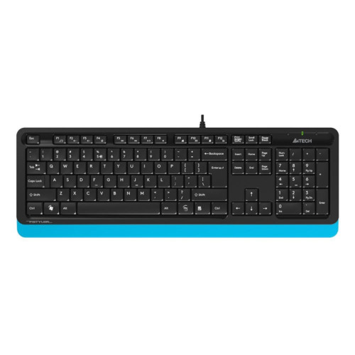 Клавиатура A4Tech Fstyler FK10 черный/синий USB (FK10 BLUE)