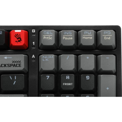 Клавиатура A4Tech Bloody S98 механическая желтый/серый USB for gamer LED (SPORTS LIME)