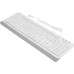 Клавиатура A4Tech Fstyler FKS10 белый/серый USB (FKS10 WHITE) Клавиатура A4Tech Fstyler FKS10 белый/серый USB (FKS10 WHITE)
